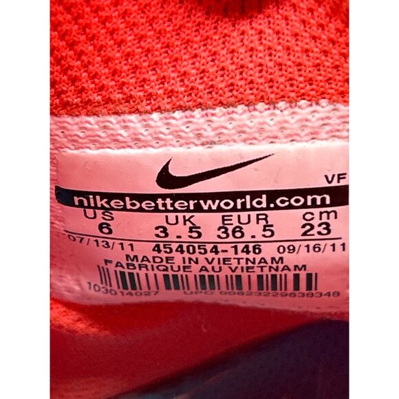 Nike Dunk High Premium Sneakers Size 6 Silver Gray Blue Pink Mesh & Leather Uppe - Picture 6 of 7